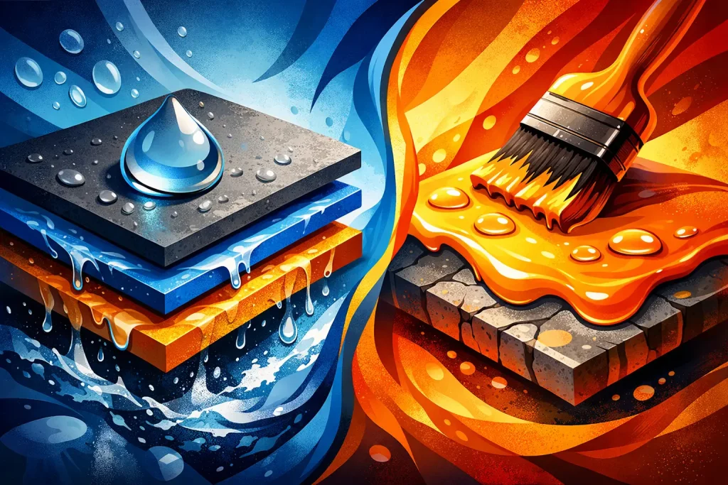 Waterproofing Membrane vs Coating