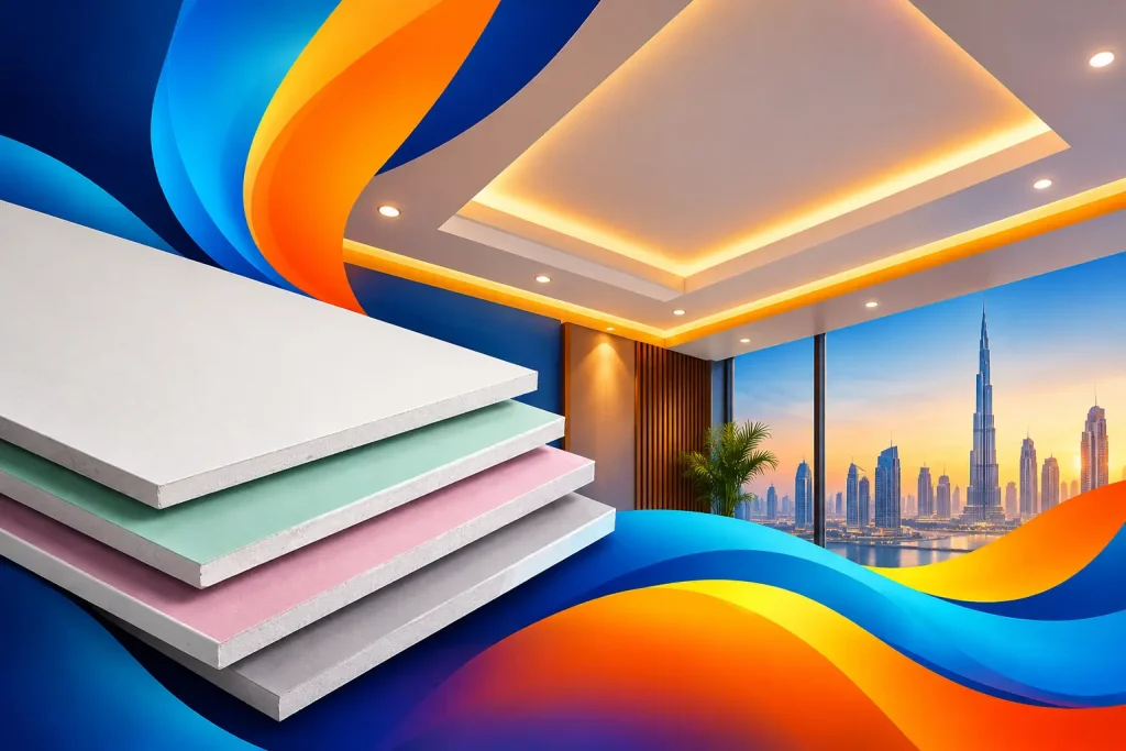 Best Gypsum Boards for Ceilings in UAE Projects